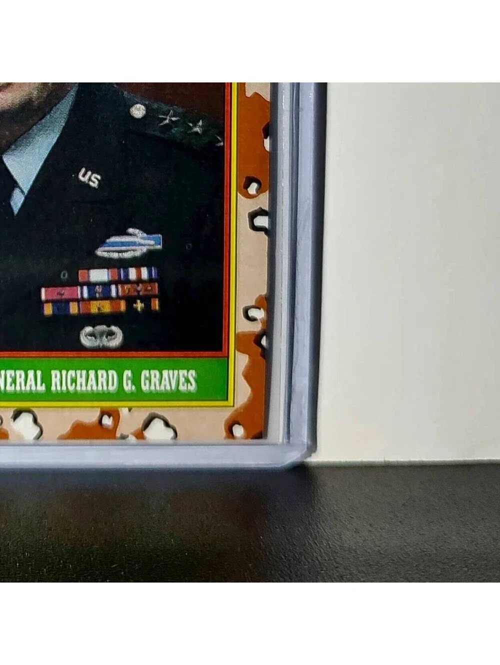 General Richard G. Graves 1991 Topps Desert Storm #5 Card - Picture 6 of 10